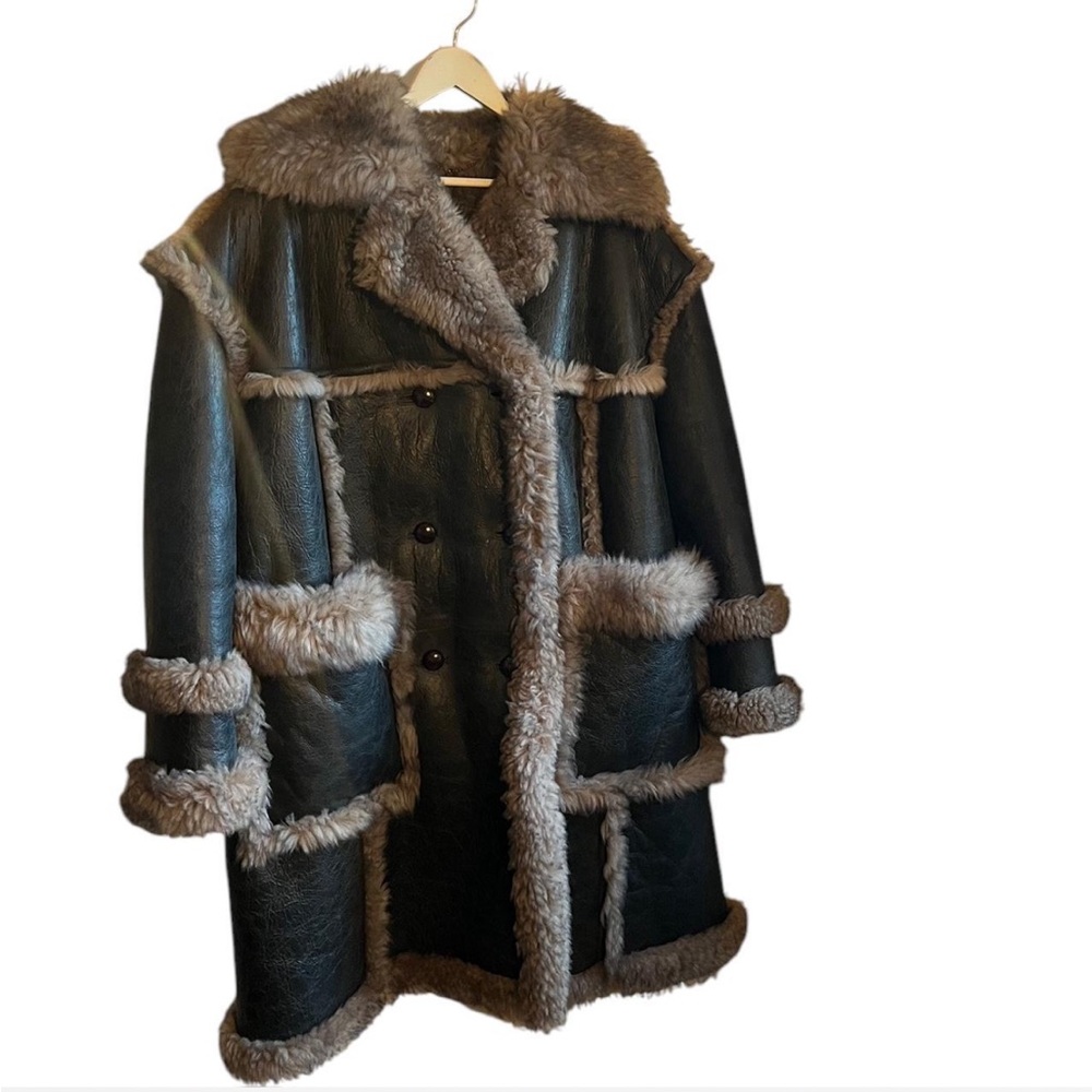 Coach Men’s Shearling Lined Leather Jacket
